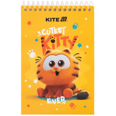 Блокнот А6/48 "Kite" /GF25-S03/ + ручка,олівець,лінійка, 4предмети, Garfield (1/20)