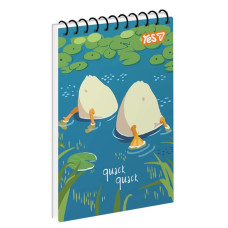 Блокнот А7/80 # спіраль зверху "YES" /152536/ "Duck Days" (1/336)