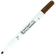 Маркер по текстилю "Centropen" /2739/07/ коричневий (10)