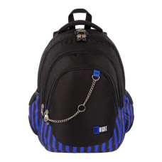 Рюкзак шкільний "ST.RIGHT" /BP06/ BLACK & BLUE 667510, 43*31*21 см