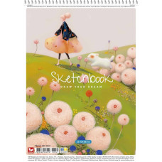 Альбом для малювання "Школярик" А4/30арк./PB-SC-030-8041/ спіраль, 120г/м2, УФ-лак (9/63)