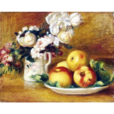 Алмазна мозаїка "Go to art" /189673/ "Яблука та квіти" 40*50 см на підрамнику