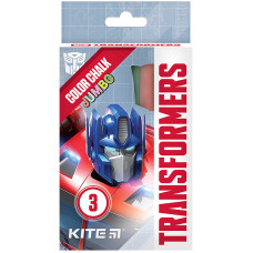 Крейда кольорова 3кол. "Kite" /TF24-077/ Jumbo "Transformers" (1/20/120)