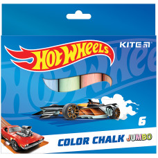 Крейда кольорова 6кол. "Kite" /HW24-073/ Jumbo "Hot Wheels" (1/20/60)