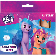Крейда кольорова 6кол. "Kite" /LP24-073/ Jumbo "My Little Pony" (1/20/60)