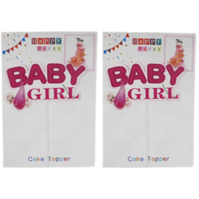 Топпер для торту /90800-5/ "Baby girl" 14 см (12/1200)