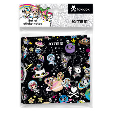 Папір з клейким шаром 120*120 мм "Kite" /TK22-477-1/ 40арк "Tokidoki" + стікер (1/10/100)