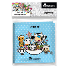Папір з клейким шаром 120*120 мм "Kite" /TK22-477-2/ 40арк "Tokidoki" + стікер (1/10/100)