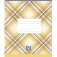 Зошит уч. "Школярик" 18арк.# /3345K/ "Plaid pattern" ВД-лак (хлопчик) (25/250)