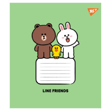 Зошит уч. "YES" 12арк.== /767646/ "Line Friends Stylish" (25/500)