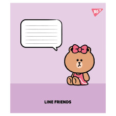 Зошит уч. "YES" 12арк.== /767646/ "Line Friends Stylish" (25/500)