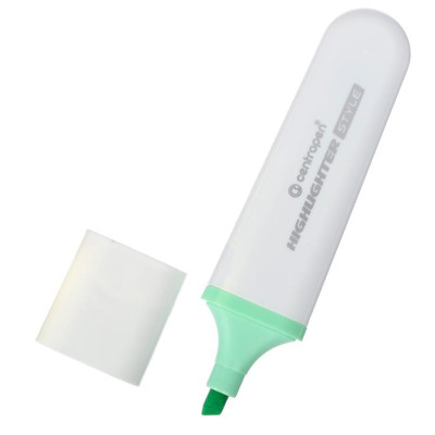 Маркер текстовий "Centropen" /6252/60/ "Highlighter Style", 1-4,6 мм, пастель зелений (10)