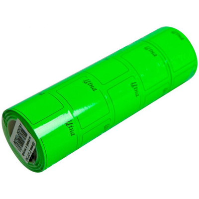 Цінник F /29*36/  (3м)  ЗЕЛЕНИЙ "Ціна" (5/600)
