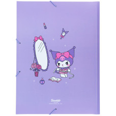 Папка на гумках А4 "Kite" /HK25-247-1/ Kuromi Куромі (1/12)