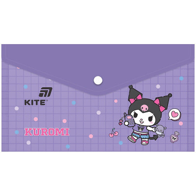 Папка на кнопці DL "Kite" /HK25-246-1/ Kuromi Куромі (1/12)
