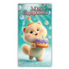 Конверт для грошей "ЕУ" /00404/ дитячий (10)