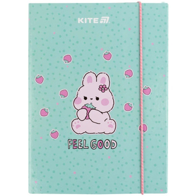 Папка для зошитів "Kite" /K25-210-1/ В5 на гумці картон, Feel Good (1/10)