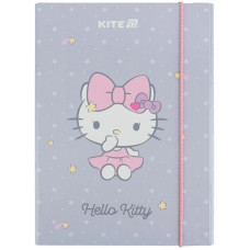 Папка для зошитів "Kite" /HK25-210-1/ В5 на гумці картон, Hello Kitty (1/10)
