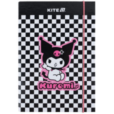 Папка для зошитів "Kite" /HK25-210-3/ В5 на гумці картон,  Kuromi Куромі (1/10)