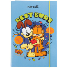 Папка для зошитів "Kite" /GF25-210/ В5 на гумці картон, Garfield Retro (1/10)