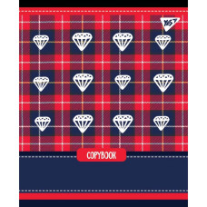 Зошит уч. "YES" 12арк.# /765148/ "Tartan fun" виб.гібрід.лак (10/250)