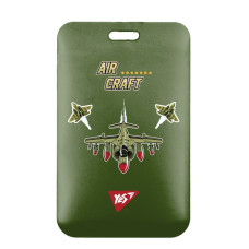 Бедж "YES " /940318/ вертикальний, без стрічки, слайдер "Military" (1/20/600)
