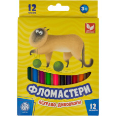 Фломастери "Школярик" 12 кол. /314107001-UA/ (1/12)