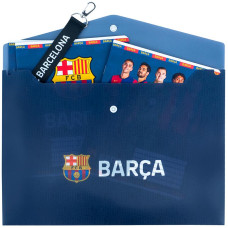 Папка на кнопці А4 "Kite" /BC25-244/ FC Barcelona (1/12)