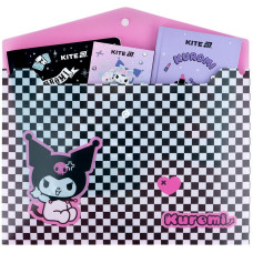 Папка на кнопці А4 "Kite" /HK25-244-2/ Kuromi (1/12)