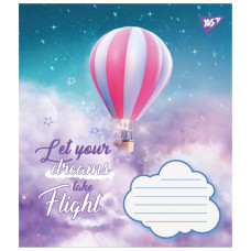 Зошит уч. "YES" 12арк.# /766919/ "Let your dreams" (25/500)