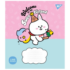 Зошит уч. "YES" 12арк.// /766935/ "Line Friends. Sweetieland" (25/500)