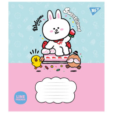 Зошит уч. "YES" 12арк.// /766935/ "Line Friends. Sweetieland" (25/500)