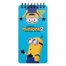 Блокнот 80х160/60  подвійна спіраль "YES" /151768/ "Minions" (1/30/60)