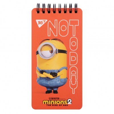 Блокнот 80х160/60  подвійна спіраль "YES" /151769/ "Minions" (1/30/60)