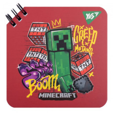 Блокнот 110х110/80  подвійна спіраль "YES" /151752/ "Minecraft" (1/30/60)