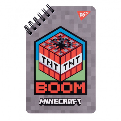 Блокнот 95х145/60  подвійна спіраль "YES" /151759/ "Minecraft"  (1/30/60)