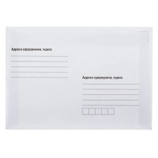 Конверт паперовий С6 відривна стрічка /1014/ 114*162мм білий 75г друк-адреса (уп.1000шт)