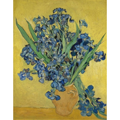 Алмазна мозаїка "Go to art" /189701/ "Іриси" 30*40 см на підрамнику