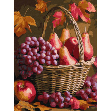 Картина за номерами "Ідейка" /KHO5725/ "Осінні фрукти" 30*40см