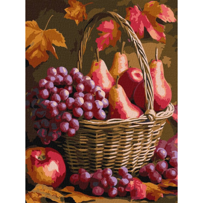 Картина за номерами "Ідейка" /KHO5725/ "Осінні фрукти" 30*40см