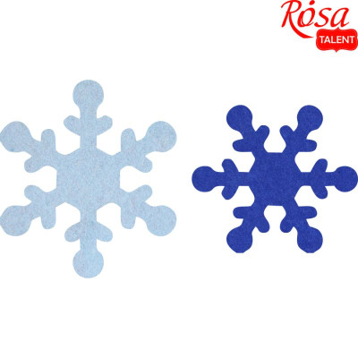 Заготовка "Rosa Talent" /868/ "Сніжинки 5" 5+5шт, 7*8см/6*7см