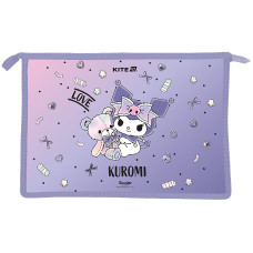 Папка на блискавці А4+ "Kite" /HK25-428/ Kuromi Куромі (1/12)