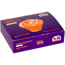 Гуаш "ГАММА'UA" Творчість" 12 кол. 20 мл /400205/ художня (1/8)