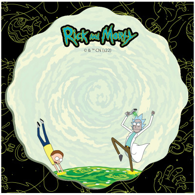 Папір з клейким шаром 70*70 мм "Kite" /RM23-298-2/ 50арк "Rick and Morty" (1/24/576)