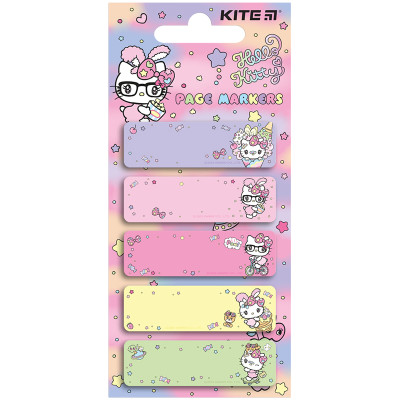 Індекс регістри "Kite" /HK23-480/ ПАПЕРОВІ 5х15х50мм,100 шт, Hello Kitty (1/40/960)