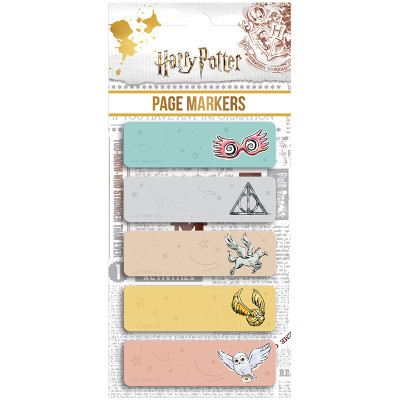 Індекс регістри "Kite" /HP23-480/ ПАПЕРОВІ 5х15х50мм,100 шт, Harry Potter (1/40/960)