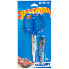 Ножиці  дитячі "Kite" /HW23-124/ "Hot Wheels" 13см, в футлярі (1/24)