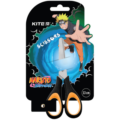 Ножиці  дитячі "Kite" /NR23-123/ Naruto13см, гум. вставки (1/12)