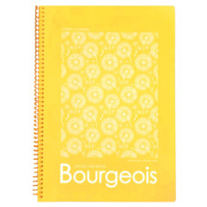 Зошит А4/80 "Bourgeois" /N9631/ Пласт.обкл., спіраль, вн.блок 60г, # (1/60)