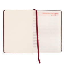 Щоденник діловий А5 Дат.2027 "Leo Planner" /252759/ "Vector", твердий, коричневий, 368 стор. (1/20)